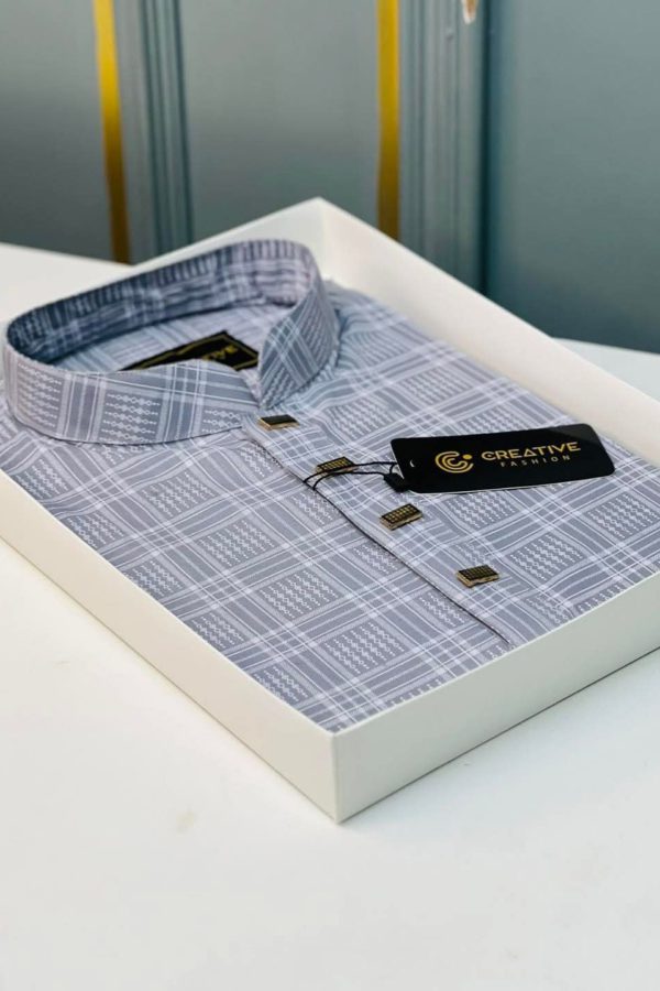 কটন চেক পাঞ্জাবি